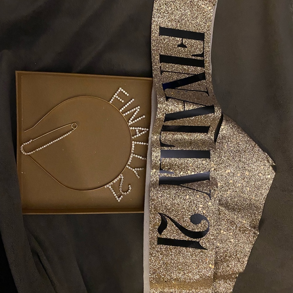 “Finally 21” Birthday Sash and Headband